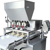 Équipement multifonctionnel de distribution précise de crème pâtissière et de confiture à vitesse réglable par conversion de fréquence