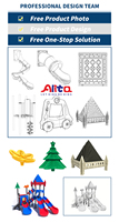 ALITA- NC24084 Vente en gros, toboggan d'extérieur durable et écologique pour enfants, équipement d'exercice non toxique, fitness pour enfants, capacité de 1000 kg