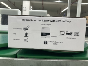 Inversor Solar Híbrido Inteligente de Alta Frecuencia de 6.5Kw 12KW 48V, Inversor Solar Fuera de la Red con Salida Dual, Compatible con MPPT y Wifi - Product Image 5
