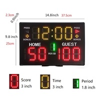 Tableau de score numérique électronique sans fil pour le basketball, prix d'usine Ganxin, service d'installation et support technique offerts