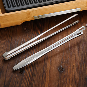 Stainless Steel Barbecue Tongs Heat Resistant Multipurpose Outdoor BBQ Tool 304 Material Durable Design - Product Image 3