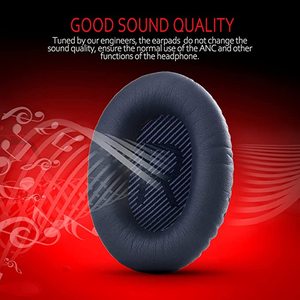 Couleur bleu nuit pour les écouteurs Bose, coussins d'oreille de remplacement avancés pour QC35/QC25/QC2/<span class=keywords><strong>QC15</strong></span>/Ae2i/Ae2w - Product Image 6