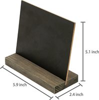Mini barre créative Portable effaçable babillard Mini tableau noir en bois signe d'affichage pour bois artisanat boîtes en bois signes muraux