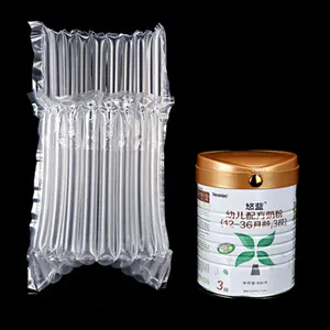 10 Columns Air Bubble Bag Air Column Packing Bag Air Cushion Packaging For Milk Powder Can