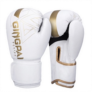 Venta Directa de Fábrica, Guantes de Boxeo de PVC Impermeables, Guantes de MMA con Diseño de Dedos Completos, Cierre de Gancho y Bucle, Peso de 12 oz, Logotipo Personalizado - Product Image 2