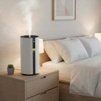 Humidificateur à ultrasons 3.5L avec lampe UV Diffuseur d'huiles essentielles pour appareil ménager pour la maison, le bureau et l'hôtel Catégorie d'arôme