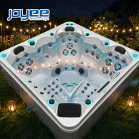 Bain à remous extérieur design moderne pour villa et hôtel avec jets de massage, piscine de nage, JOYEE, grossiste en bains à remous