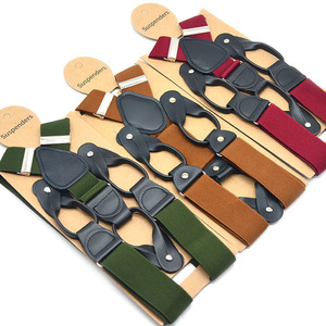 <span class=keywords><strong>Tirantes</strong></span> <span class=keywords><strong>de</strong></span> botones para <span class=keywords><strong>hombre</strong></span>, accesorios <span class=keywords><strong>de</strong></span> moda, Color sólido, para Vaqueros - Product Image 2