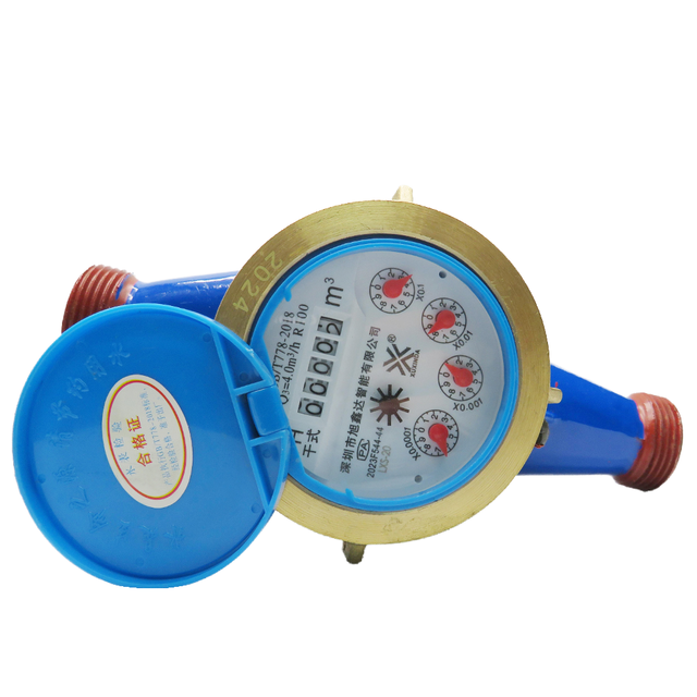 DN15 Cast Iron Body Dry Type Multi Jet IP68 OEM Mechanical Water Meters