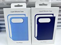 Coques de téléphone portable en silicone liquide de luxe premium pour iPhone Duo Original pour iPhone 18 Fold, coque détachable entièrement blindée Funda