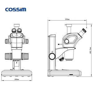 Microscopio Estéreo Electrónico Digital Óptico Trinocular TZW7063 con Zoom Continuo de 7X~<span class=keywords><strong>63X</strong></span>, Dos Luces LED y Pantalla LCD - Product Image 6