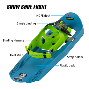 Raquetas de Nieve para Niños XATP con Logotipo Personalizado, Ligeras, Ajustables, de Plástico para Caminar en la Nieve - Product Image 2