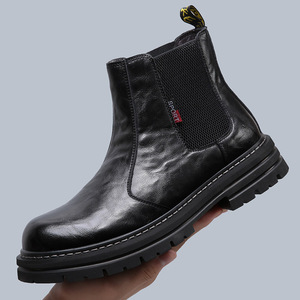 <span class=keywords><strong>Botas</strong></span> nuevas <span class=keywords><strong>Botas</strong></span> <span class=keywords><strong>de</strong></span> trabajo <span class=keywords><strong>de</strong></span> <span class=keywords><strong>moda</strong></span> <span class=keywords><strong>de</strong></span> cuero para <span class=keywords><strong>hombre</strong></span> <span class=keywords><strong>Botas</strong></span> <span class=keywords><strong>de</strong></span> <span class=keywords><strong>hombre</strong></span> Chelsea <span class=keywords><strong>de</strong></span> fondo grueso Retro - Product Image 2