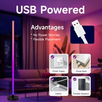 Lampadaire LED RVB moderne Contrôle tactile Lumière debout Durée de vie Changement de couleur Éclairage de fête/Lumières de disco/Lumières de DJ