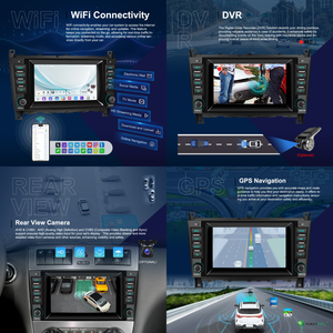 Podofo cho Mercedes-Benz CLK/w209/C-Class w203 <span class=keywords><strong>7</strong></span> ''<span class=keywords><strong>android</strong></span> đài phát thanh xe 2 + 64 không dây Carplay/<span class=keywords><strong>Android</strong></span> Auto GPS/Wifi IPS màn hình ODM - Product Image 3