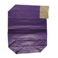 25kg Kraft Paper Bag Recyclable Multiwall Kraft Paper Cement Valve Bag Sack for Mortar Tile Adhesive Sand