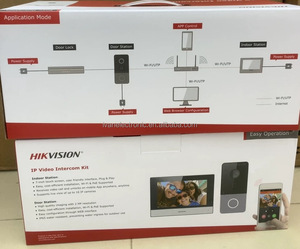 Tout nouveau <span class=keywords><strong>kit</strong></span> d'interphone vidéo IP HIK DS-KIS603-P(C) Version anglaise d'origine avec fonction de réinitialisation spéciale - Product Image 3