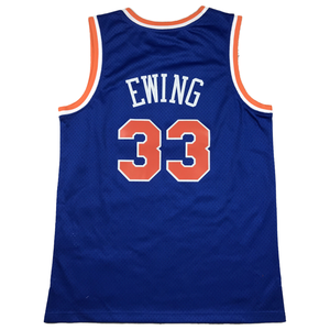 Camiseta de Baloncesto para Hombre Cosida de Alta Calidad al por Mayor, Nueva <span class=keywords><strong>York</strong></span> # 11 Jalen Brunson # 32 Karl-Anthony Towns # 33 Patrick Ewing - Product Image 4