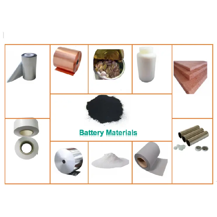 Lithium ion Battery Raw Materials Line for Coin Cell Battery Cylinder Cell and Pouch Cell