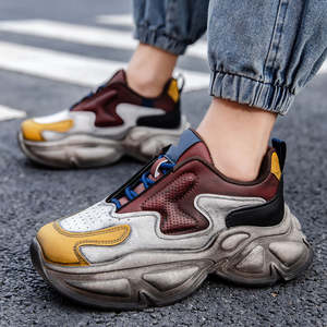 Zapatos Deportivos para Hombre, Transpirables, Desodorantes, de Malla, Multifuncionales, Cómodos, a la Moda, Casuales, con Amortiguación, Suela Suave, para Viajar - Product Image 2