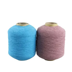 Proveedor de China, hilo cubierto de caucho de látex de poliéster de alta calidad para tejer Calcetines