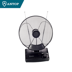 ANTOP Antena Digital Amplificada de Interior <span class=keywords><strong>para</strong></span> <span class=keywords><strong>TV</strong></span> con Ganancia de 25dB <span class=keywords><strong>para</strong></span> Rango de Frecuencia UHF VHF - Product Image 1