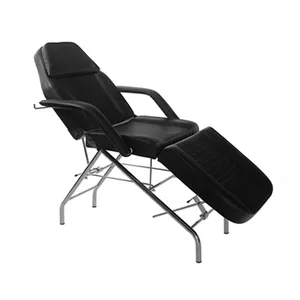 厂家直销现代黑色可调便携式美容面部水疗床美容中心椅