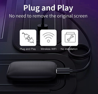 Boîte intelligente 2 en 1 Magic Streaming Carplay Ai, adaptateur sans fil Car Play, dongle pour Android Apple Iphone, électronique automobile
