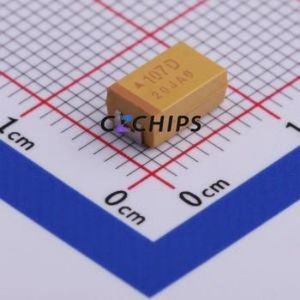 ตัวเก็บประจุแทนทาลัม TPSD107K020R0100 รุ่น CASE-D-7343 ( ความจุ: 100uF )( ความแม่นยำ: 10%) แรงดันไฟฟ้าที่กำหนด: 20V - Product Image 1