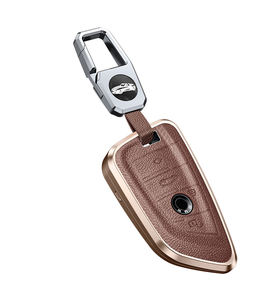Étui de protection pour clé de voiture en alliage d'aluminium, coque, support, accessoires pour BMW X1 X3 X5 3 5 7 Nouvelle <span class=keywords><strong>série</strong></span> 4, porte-clés, sac - Product Image 4