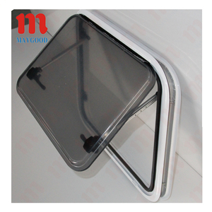 500x500mm MAYGOOD coin rond cadre extérieur cheval remorque fenêtres pour accessoires de voiture 2019 - Product Image 3