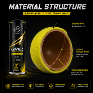 Balles de <span class=keywords><strong>tennis</strong></span> en feutre naturel personnalisées pour <span class=keywords><strong>padel</strong></span> avec LOGO 3453, balles de <span class=keywords><strong>tennis</strong></span> extra résistantes, pack de 2/3/4 boîtes - Product Image 4