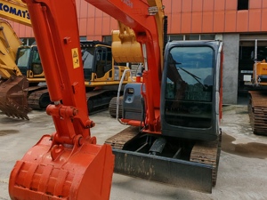 Mini-excavatrice Hitachi ZAXIS60 d'occasion, d'origine japonaise, à prix avantageux, durable, petite pelle sur chenilles, pour l'Afrique, l'Asie du Sud-Est, les routes agricoles. - Product Image 6
