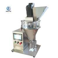 Machine à emballer de remplissage de tarière de poudre sèche semi-automatique 500g ABC/remplisseur de doseur de tarière manuelle 50g