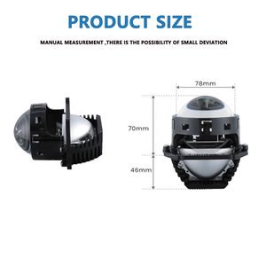 IDISON TI X5 <span class=keywords><strong>Mini</strong></span> luz de conducción Faro de haz Alto y Bajo Lente de <span class=keywords><strong>proyector</strong></span> bi-LED de doble color 6500K Temperatura de color Garantía de 2 años - Product Image 2