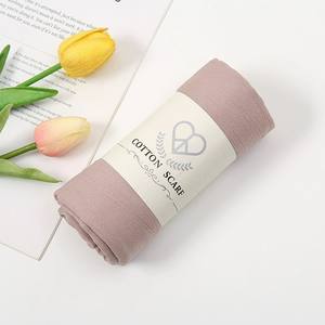 ショールファッションスカーフイスラム女性スカーフヒジャーブパキスタン売れ筋女性ヘッドスカーフ伝統イスラム教徒ヒジャーブ - Product Image 3