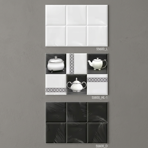 Magnifiques carreaux muraux en céramique brillante de style campagnard pour hôtel, restaurant, cuisine, usage extérieur, taille 300x450mm, imperméables, durables - Product Image 3