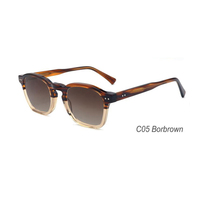 Lunettes de soleil tendance 2026 pour femmes, logo personnalisé, polarisées, unisexes, OEM, marque privée, lunettes de qualité supérieure, grandes lunettes rondes en acétate