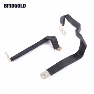 Barres de bus en cuivre laminé flexible 300A pour le stockage d'énergie de la batterie, mise à la terre - Product Image 2