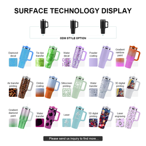 Tasses à café isothermes en acier inoxydable pour l'extérieur, avec logo personnalisé, 30oz et 40oz, et gobelet de voyage 40oz avec poignée – Vente chaude - Product Image 5
