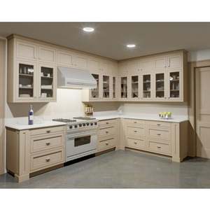 Petit meuble d'armoire de cuisine de style moderne chinois de haute qualité Ensemble d'armoires de cuisine modulaires personnalisées pour appartement - Product Image 5