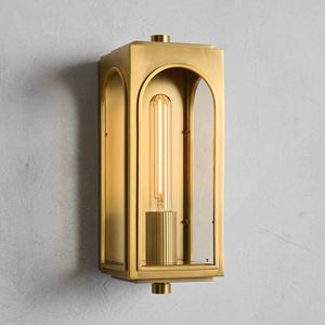Lampe murale design américaine pour l'intérieur et l'extérieur en acier et verre Palladian Outdoor Sconce Household Use Wall Lamp - Product Image 5