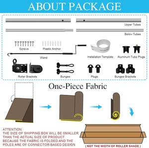 Persiana Enrollable Exterior sin Cable para Patio, Persianas Enrollables para Exteriores con Protección UV del 90% - Product Image 2