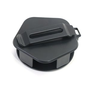 Boîte de rangement pour pièces de monnaie, mini boîte de rangement portable en ABS noir uni pour pièces de monnaie américaines et européennes, utilisation quotidienne - Product Image 5