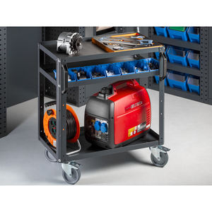 Fami Garage 391 G08 Mobilier d'atelier 2128mm avec 2 armoires, chariot et 12 conteneurs - Product Image 3