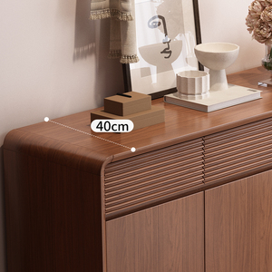 <span class=keywords><strong>Scarpiera</strong></span> in Legno Durevole con Design a Onde Artistiche, Grande Capacità, Smontabile (KD), per Corridoio e Arredamento <span class=keywords><strong>Casa</strong></span> - Product Image 4