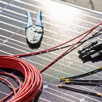 Câble solaire photovoltaïque 4 mm en cuivre étamé XLPE, fil DC 1500 V, indice de protection IP67, pour centrale électrique et système photovoltaïque sur toiture