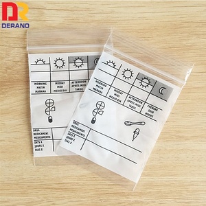 حقيبة صيدلية صغيرة من البلاستيك LDPE حقيبة حبوب طبية حقيبة توزيع مغلف - Product Image 4