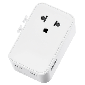Ultra Slim Universal Travel <b>Adapter</b> 15W Worldwide <b>Plug</b> <b>Adapter</b> with 2 <b>USB</b>-C and 1 <b>USB</b>-A for Travel - Product Image 1
