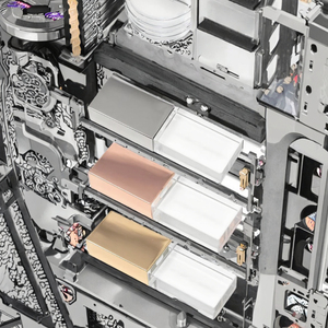 Custom Logo Crystal Clear LED <b>Light</b> Metal USB <b>Flash</b> Drive 2GB Wedding Gift - Product Image 3